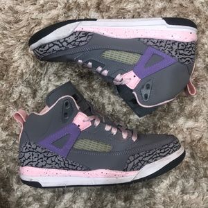 Girls Nike Air Jordan Spiz’Ikes ‘Purple Earth’